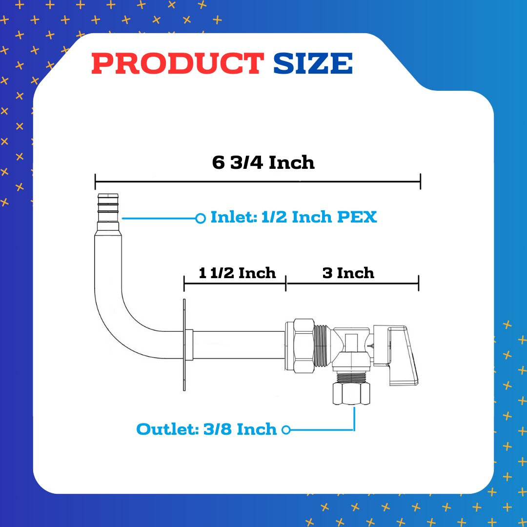 Quick Connect Copper Stub Out PEX Adapter